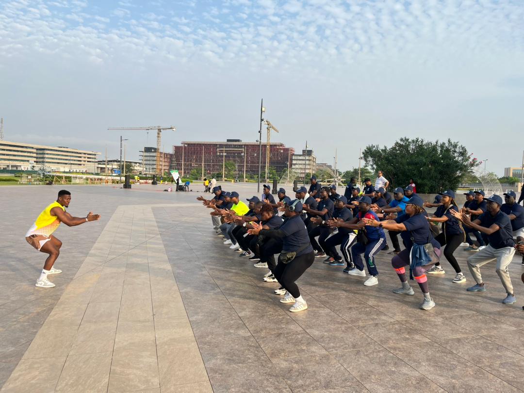hammer benin team performing stretching exercises prostate cancer